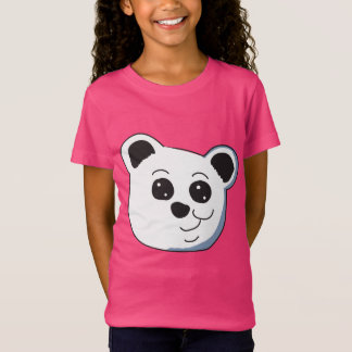 T-Shirt Tête d'ours panda de dessin animé