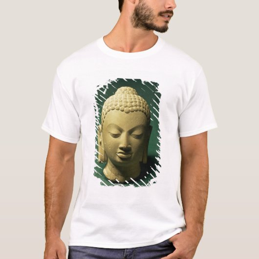 T-shirt Tête du Bouddha, Sarnath (grès) (Devant)
