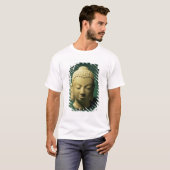 T-shirt Tête du Bouddha, Sarnath (grès) (Devant entier)