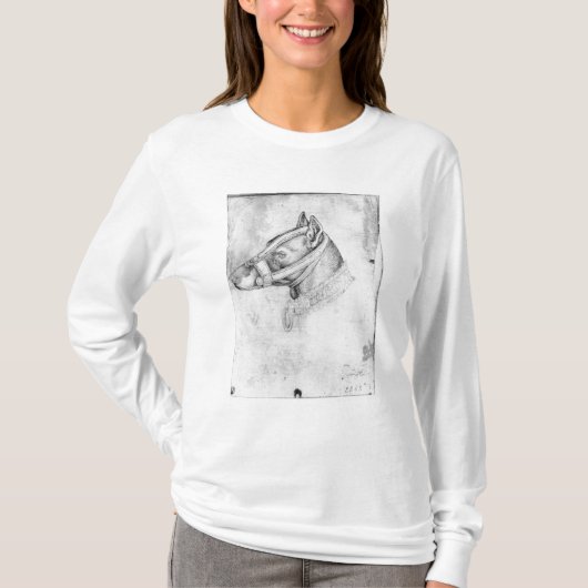 T-shirt Tête d'un chien muselé (Devant)