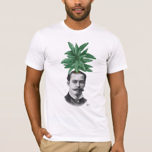 T-shirt Tête d'usine de tête d'arbre chinois