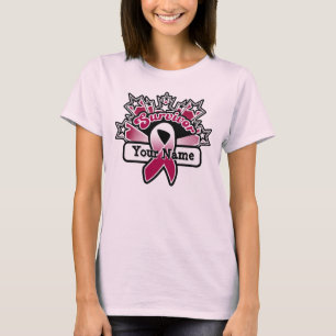 T-shirt Tête et cou nommés faits sur commande Cance de