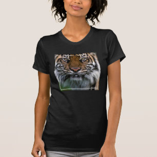 T-shirt Tête et visage de tigre