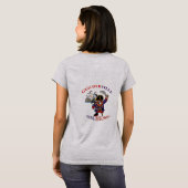 T-shirt Tête féminine (Dos entier)