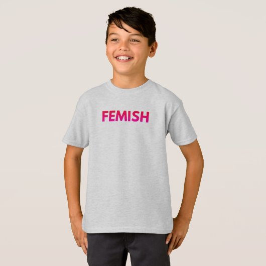 T-shirt Tête FEMISH de l'enfant (Devant entier)