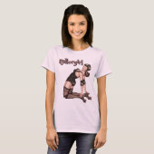 T-shirt Tête fillette (Devant entier)