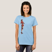 T-shirt Tête fillette (Devant entier)