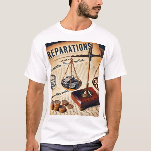 T-shirt Tête graphique "Réparations" (Devant)