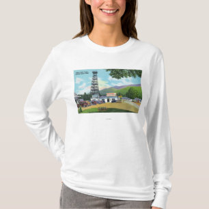 T-shirt Tête indienne et vue principale indienne de tour