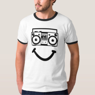 T-shirt Tête par radio (noir)