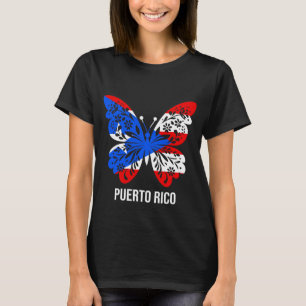 T-shirt Tête Porto Rico Butterfly Holiday Porto Rico