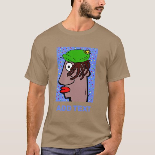 T-shirt Tête Rasta (Devant)