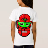 T-Shirt Tête robotique rétro - Customisée (Dos)