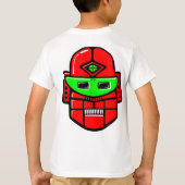 T-shirt Tête robotique rétro - Customisée (Dos)
