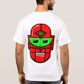 T-shirt Tête robotique rétro - Customisée (Dos)