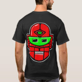 T-shirt Tête robotique rétro - Customisée (Dos)