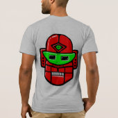 T-shirt Tête robotique rétro - Customisée (Dos)
