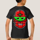 T-shirt Tête robotique rétro - Customisée (Dos)