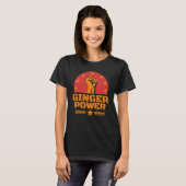T-shirt Tête rouge Ginger Power (Devant entier)