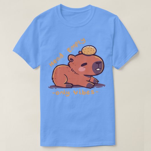 T-shirt Tête vide Capybara (Design devant)