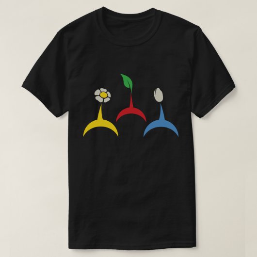 T-shirt Têtes de Pikmin (Design devant)