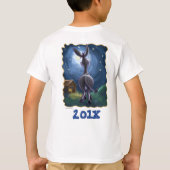 T-shirt Têtes mignonnes et queues Âne Anniversaire (Dos)