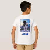 T-shirt Têtes mignonnes et voiles Husky Birthday Boy (Dos entier)