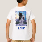 T-shirt Têtes mignonnes et voiles Husky Birthday Boy (Dos)