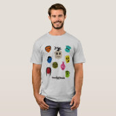 T-shirt Têtes vaudou (Devant entier)