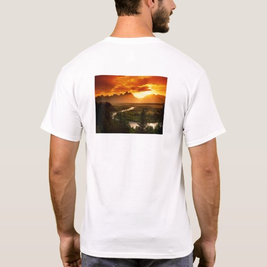 T-shirt tetons grands (Dos)
