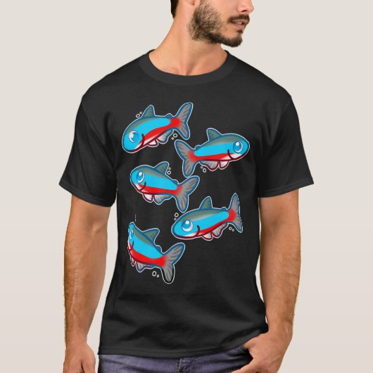 T-shirt Tétra cardinal (Devant)