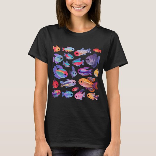 T-shirt Tétra heureux (Devant)