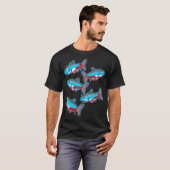 T-shirt Tétra Néon (Devant entier)