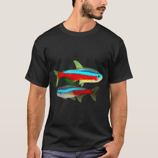 T-shirt Tetra Neon Tetra Aquarium Fish Tank (Devant)