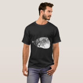 T-shirt Tétraodon du Nord Impression Blanche (Devant entier)
