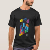 T-shirt Tetris 3D Game Art (Devant)