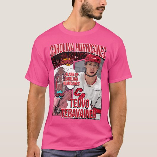 T-shirt Teuvo Teravainen Hockey Art Hurricane 1 (Devant)