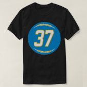 T-shirt Tevaughn Campbell Numéro 37 Jersey Los Angeles Cha (Design devant)