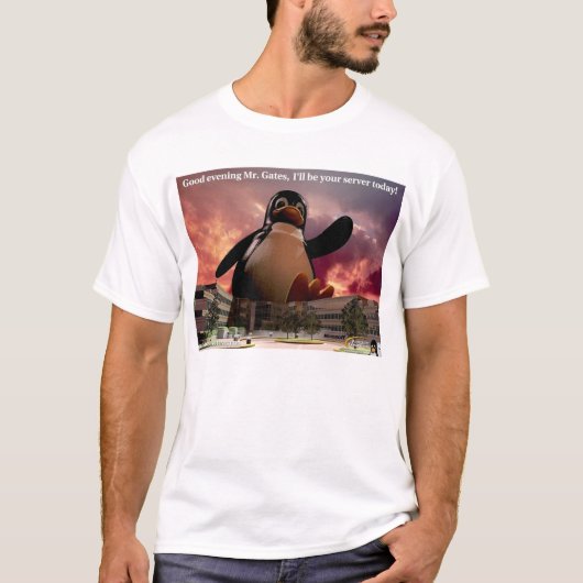 T-shirt Tex, le pingouin de Linux ! (Devant)