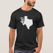 T-shirt Texan Chèvre Rancher Chèvre Farmer Texas Outline F (Devant)