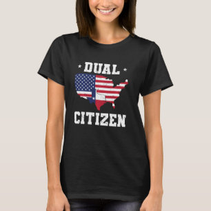 T-shirt Texan Double Citoyen Funny Lone Star Etat Texas