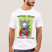 T-SHIRT TEXAN INDIGÈNE (Devant)