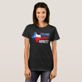 T-shirt Texans contre Greg Abbott (Devant entier)