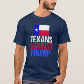 T-shirt Texans contre Trump Blue Texas Democrat (Devant)