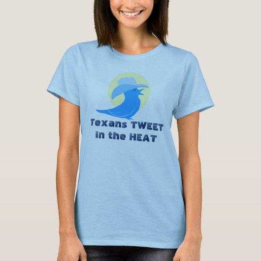 T-shirt Texans TWEETin la CHALEUR (Devant)