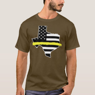 T-shirt Texas 911 Dispatcher US Flag Emergency Dispatchers