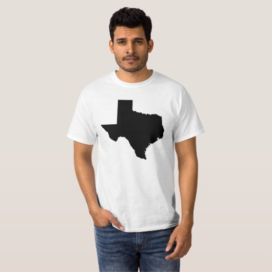 T-shirt Texas à Black and White (Devant entier)