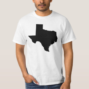 T-shirt Texas à Black and White