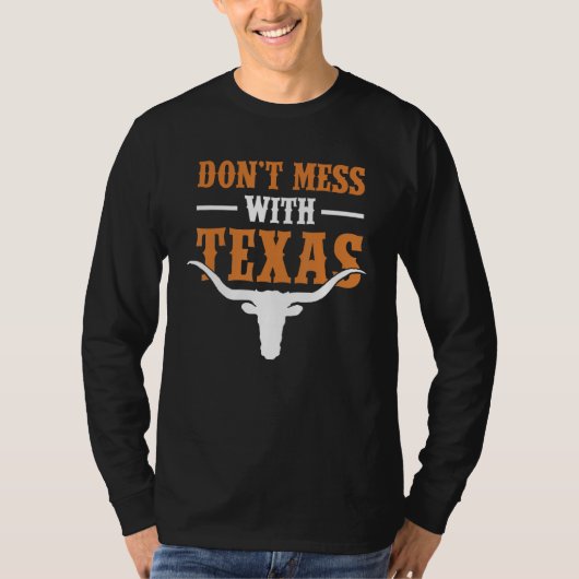 T-shirt Texas Austin Dallas TX Alamo Souvenir Texan Lone S (Devant)