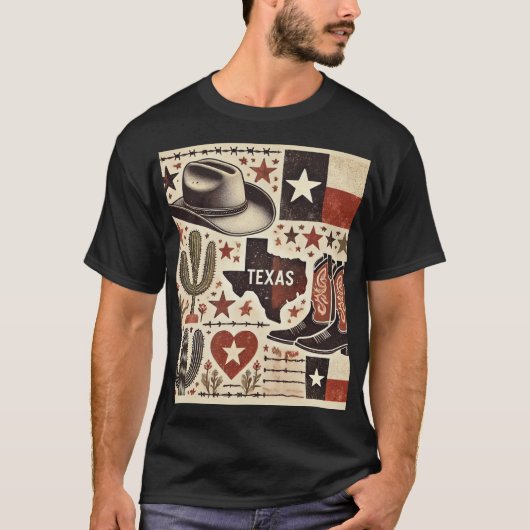 T-shirt Texas Bless Your Heart (Devant)